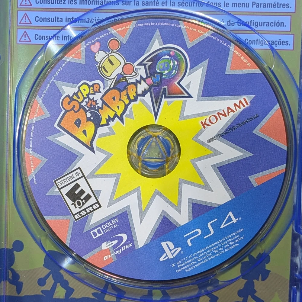 SUPER BOMBERMAN R | Shiny Edition | PS4 Game In Box | No Manual | VG+ - Picture 2 of 3